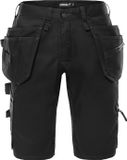 Fristads Korte werkbroek stretch dames 2904 GWM - Zwart - 34