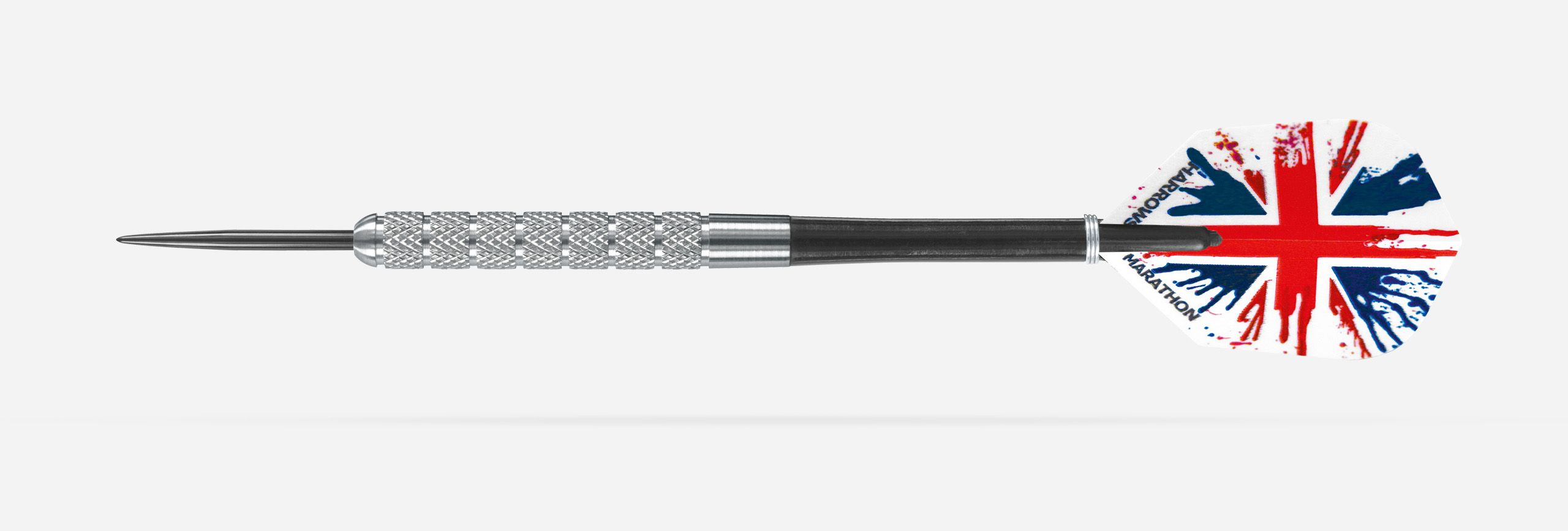 Harrows Torpedo Dartpijlen - Zwart/Zilver - 6.5mm