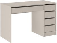 Vente-unique Bureau met 5 lades - Beige - JENEMI