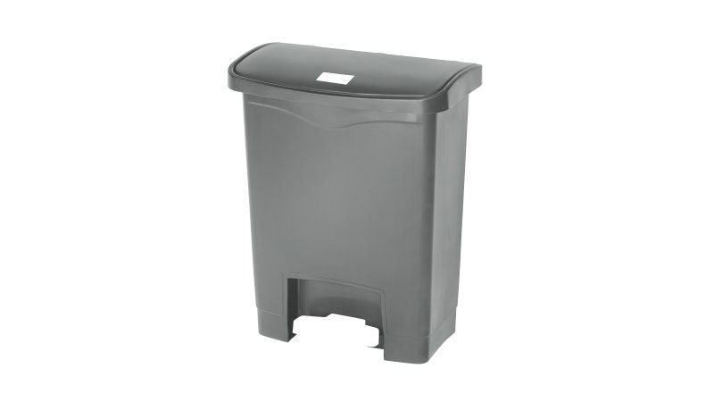 Rubbermaid 1883600 Vuilnisbak Rechthoek 30 Liter Grijs Kunststof