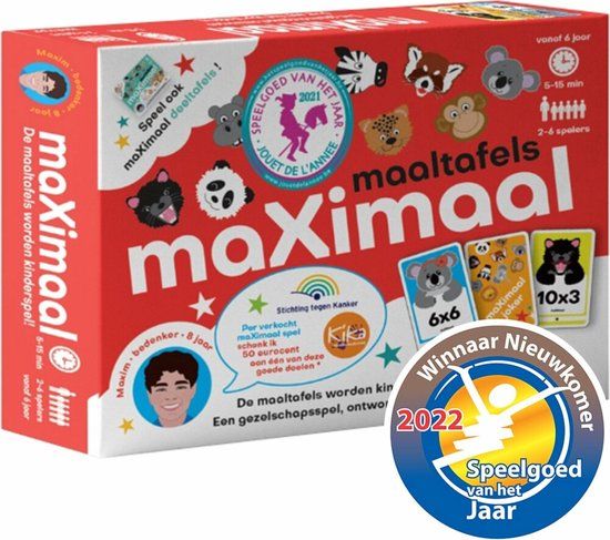 maXimaal Maaltafels Keersommen - Educatief spel - Tafels leren voor kinderen vanaf 6 jaar