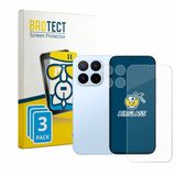 BROTECT Screenprotector 3 Stuks voor Xiaomi 17T (Voor+Camera) Beschermglas transparant