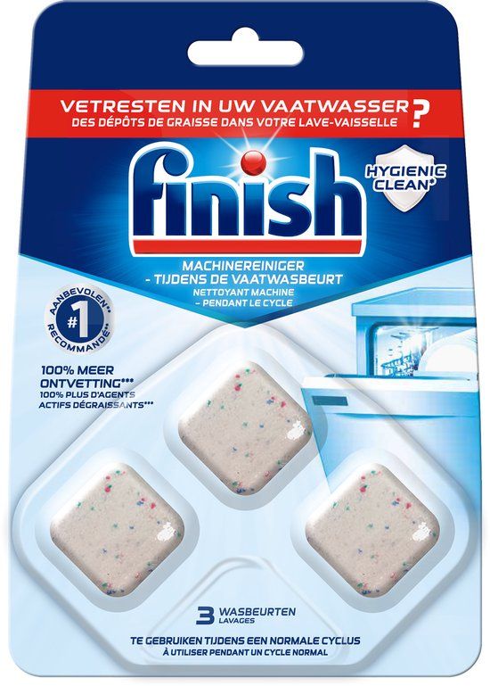 Finish Machinereiniger - Vaatwasser - 3 stuks