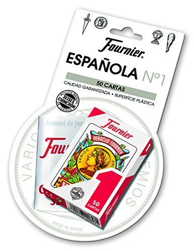 Fournier Spaanse speelkaarten - 50 kaarten - meerkleurig (f24787)