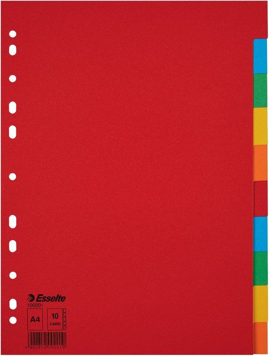 Esselte tabbladen Economy 10 tabs