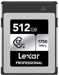 Lexar CFexpress PRO Type B Silver series 512GB - R1750/W1300MB/s
