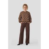 Anytime Polkadot Sweater Brown