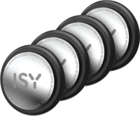 ISY Iit-1001 ISYtag 4-pack - Zilver