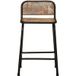 Maison Exclusive - Lot de 4 tabourets de bar, 46x35,5x70 cm, bois massif, finition bois vieilli