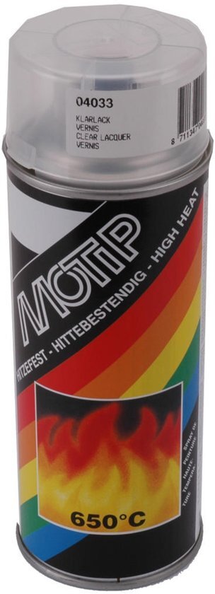 Motip Spuitlak Blank Hittebestendig (400ml)