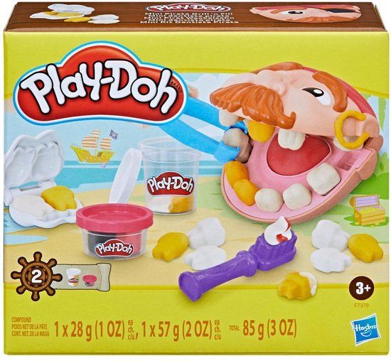 Play-Doh Mini Piraat Drill 'n Fill Tandarts Speelgoed