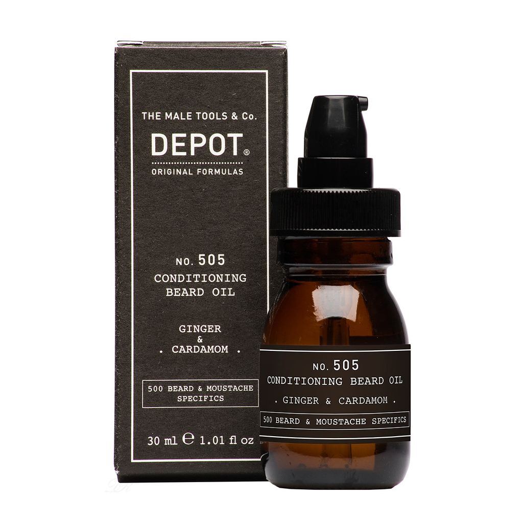 Depot The Male Tools & Co No. 505 Conditioning Beard Oil - Ginger & Cardamom