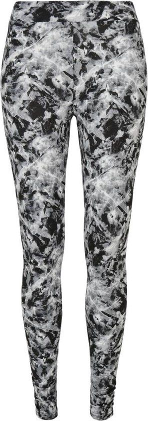 Urban Classics Soft AOP blackfading Sportlegging - Zwart - Maat S - Dames