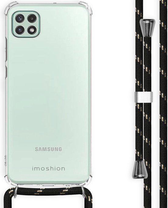 iMoshion Hoesje Samsung Galaxy A22 (5G) - Backcover met koord - Transparant