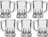 Alessandro Shotglaasjes Montpellier - 6x stuks - met oor - glas - 40 ml
