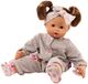 Maxy Muffin Popsicle Baby pop, 42 cm, yeux endormis marron, 7 pièces