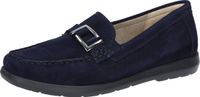 Sioux Cortizia-718-H-SC Dames Slipper Leer Dunkelblau Maat 36