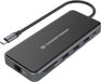 Conceptronic DONN15G Hub USB Gris