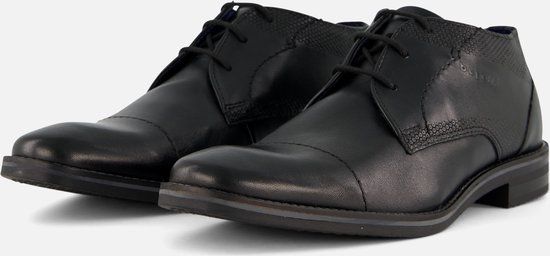 Bugatti Veterschoenen zwart Leer - Maat 42