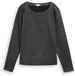 Tom Tailor - Shirt met lange mouwen met glittereffect - Maat XXL - glitter fabric