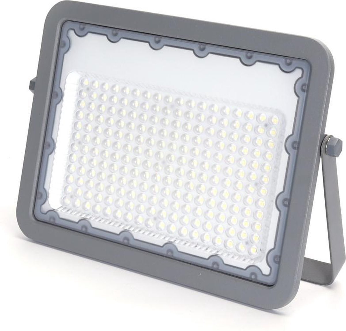 Aigostar Buitenlamp grijs | LED bouwlamp 100W=900W schijnwerper | daglichtwit 6500K - 90° lichthoek | waterdicht IP65
