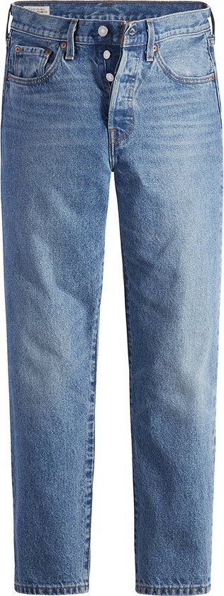Levi's 501 Crop Jeans Blauw - W25/L26 - Vrouwen