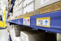 Durable 174204 etikethouder 50 stuk(s) Geel 150 x 67 mm