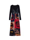 Desigual Jurk gemengde kleuren