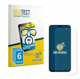 BROTECT - Screenprotector voor realme C100 4G - Folie Beschermfolie transparant 6 Stuks