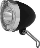 Union Retro LED Koplamp Zwart - Op Batterij