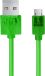 ESPERANZA 2.0 ABMM Micro USB-kabel, transparant, 1,0 meter, vert