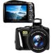 Aiorber 3,0 inch digitale camera, compact, macrolens, 48 MP, met 32 GB geheugenkaart, 16x digitale zoom, voor beginners in de fotografie, zwart
