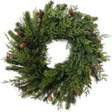 Everlands Cypress couronne d60h13 cm vert