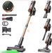 P11 Ultra - Aspirateur sans fil - 40 kPa puissance d'aspiration - 40 minutes d'autonomie - Écran LCD - Filtration à 4 niveaux - Brosse avec fonction anti-emmêlement - Lumière LED verte