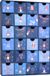 BRUBAKER Adventskalender - Kabouters Blauw - Christmas Kerst Kalender - 24 Vakjes om zelf te vullen met kleine Cadeautjes - 32,5 cm - Karton