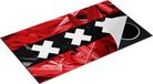 Chefcare Inductie Beschermer Amsterdamse Vlag met Cannabis Achtergrond - 89,6x51,6 cm - Inductie Mat
