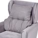 Homescapes Gris coussin de dossier – coussin de soutien lombaire 68 x 58 cm avec housse en coton
