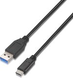 AISENS A107-0060 USB-C Male to USB-C Male Cable 1 m Black