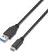 AISENS A107-0060 USB-C Male to USB-C Male Cable 1 m Black
