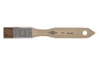 Habico Lakpenseel - Runderhaar - Roestvrijstalen plaat - Platte uitvoering - Ideaal voor olielakken - 20mm breedte - Haarlengte 17mm - Nr. 6662