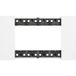 Legrand KA4804KW Veiligheidsplaatje voor Stopcontacten Wit