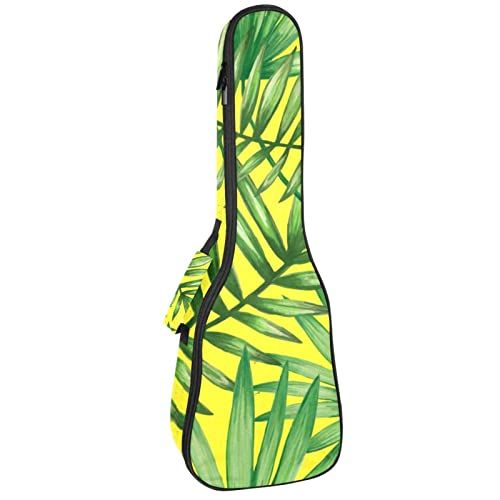 Mersov Tenor Ukulele Gigbag Waterdichte Ukelele Case Gewatteerde Rugzak, Geweldig voor Sopraan Concert (21/23/24") Tropische Palmetto Naadloos