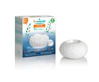 Puressentiel Calvi geurdispenser voor etherische oliën, zachte warmte, verspreiding door thermoregelsysteem, diffuser, keramiek, sfeerlicht, stil, automatische uitschakeling