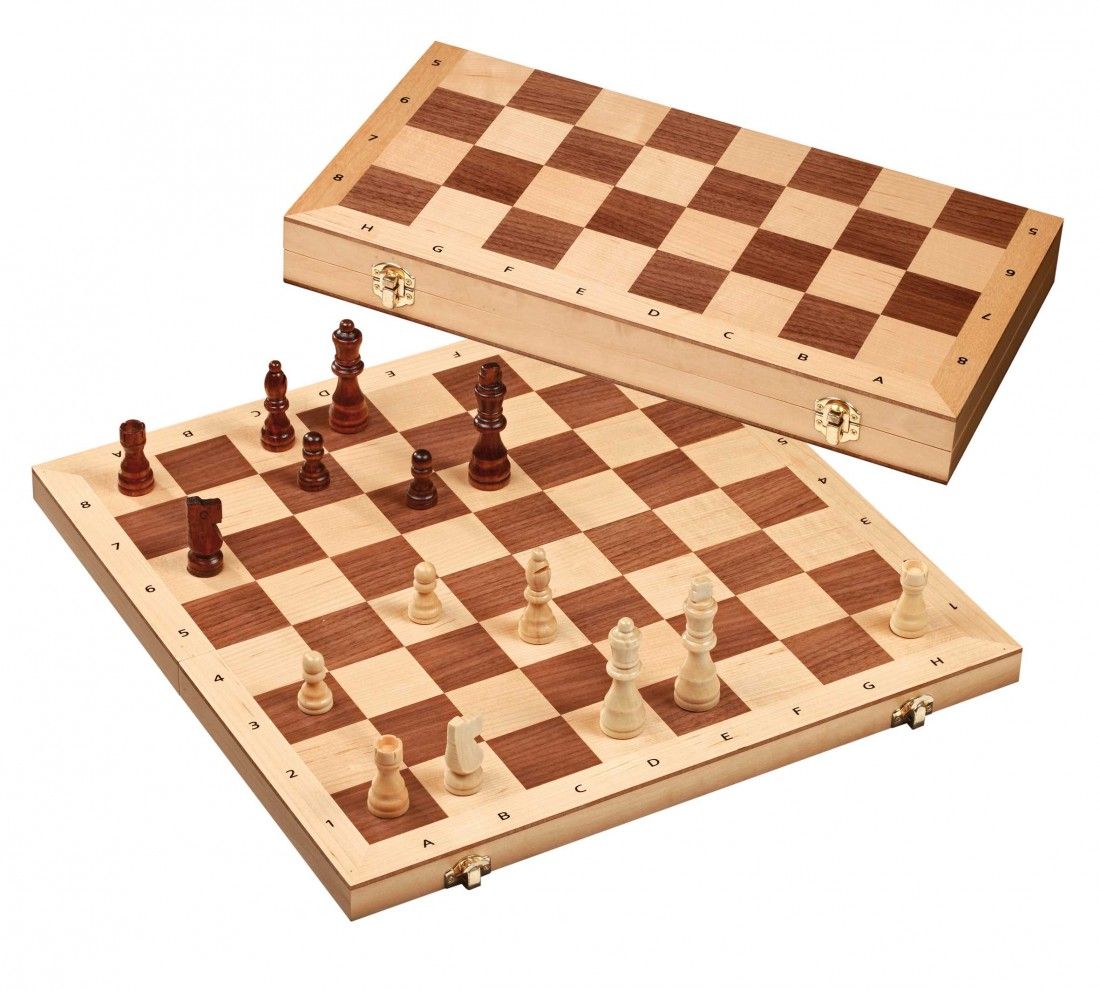 Philos Schaakset 2607 - Hout - Vierkant - 6+ jaar