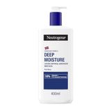 Neutrogena Noorse formule, lichaamslotion, intensieve hydratatie, lichaamscrème voor 72 uur voeding, hydraterende lichaamscrème met 10% glycerine, hydraterende crème voor droge huid, 400 ml