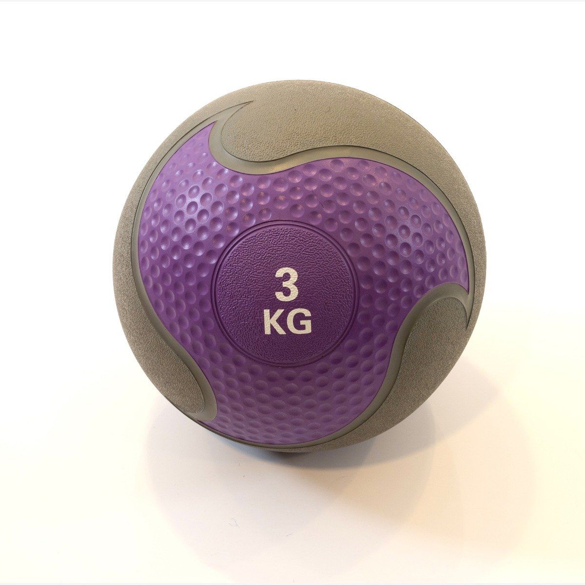 Muscle Power Rubber Medicine Ball - 3 kg