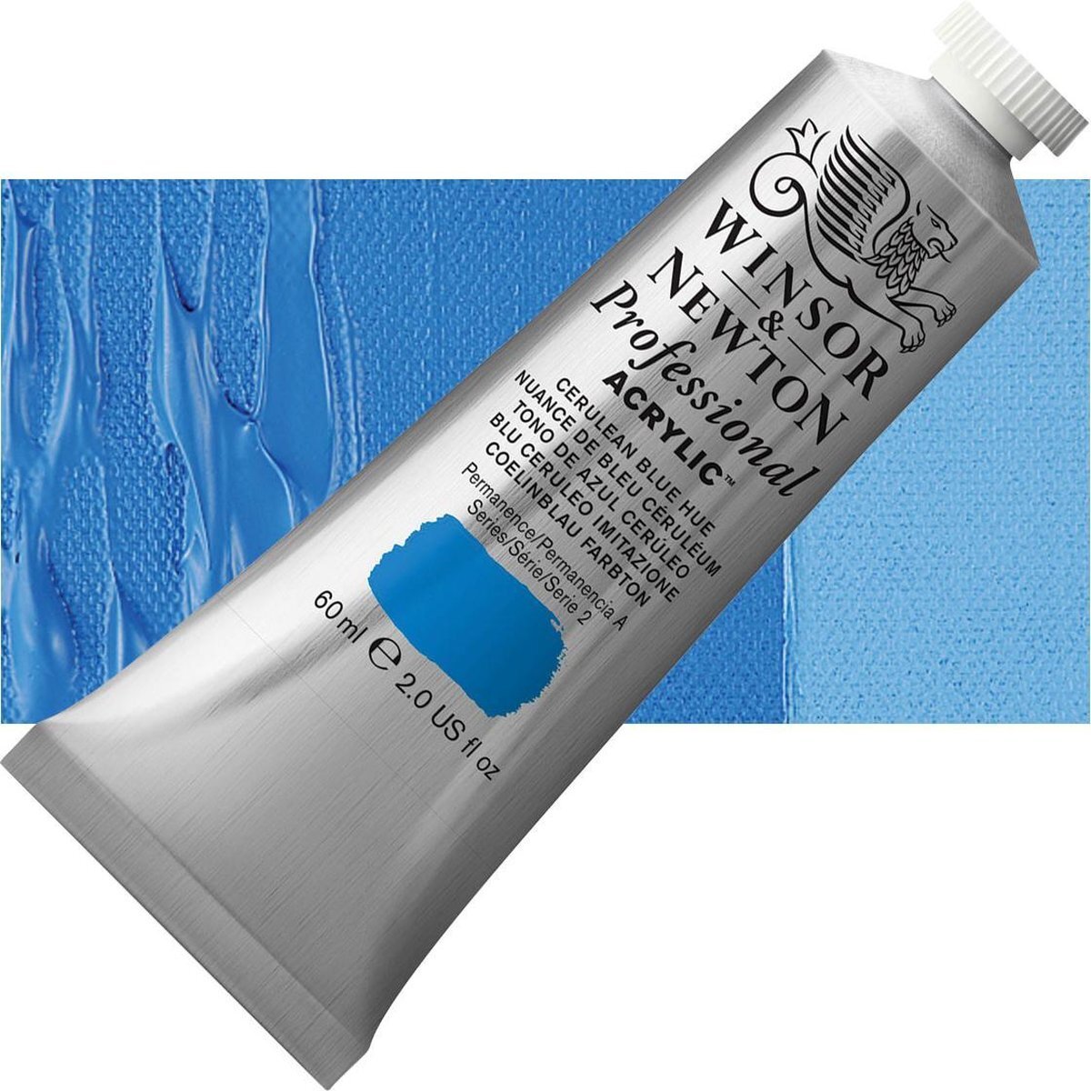 Winsor & Newton Professional Acrylic Tube - Cerulean Blue Hue (139) 60 ml