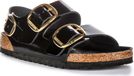 Birkenstock Milano Big Buck Damensandalen aus Leder in Schwarz Patent – 4.5 UK - 37 EU - 6/6.5 US / Black Patent