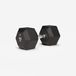 Haltère d'entraînement croisé et de musculation Dumbbell hexagonale 40 kg, noir