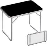 Relaxdays Campingtafel inklapbaar - 68,5x70x50 cm - lichtgewicht - zwart